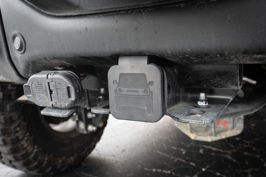 6th Gen Hitch Receiver Plug (Rubber) - 2021+ Bronco StickerFab