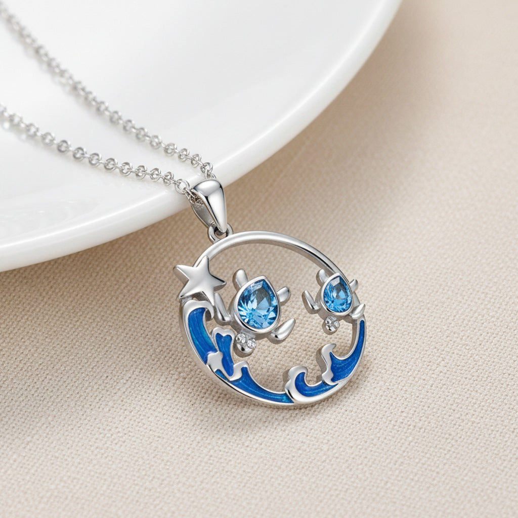 Original Turtle Guardian Necklace For Women Vera Lux