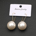 Large Pearl Silver Pearl Ear Clips For Women Vera Lux