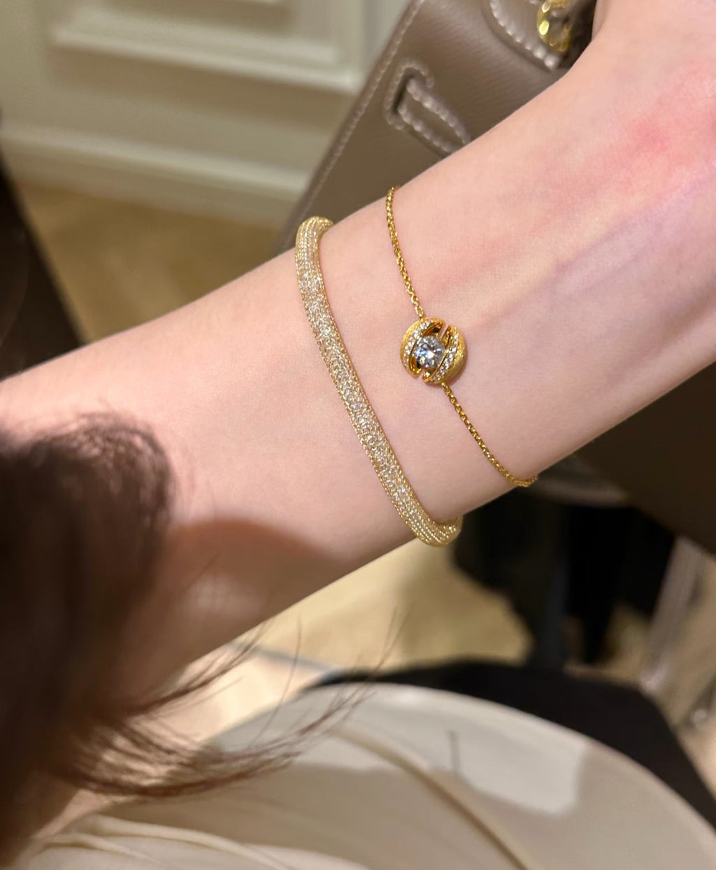 Floating Planet Niche Design Minimalist Versatile Necklace And Bracelet Vera Lux