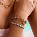 18k gold light luxury high-end titanium steel bracelet Vera Lux