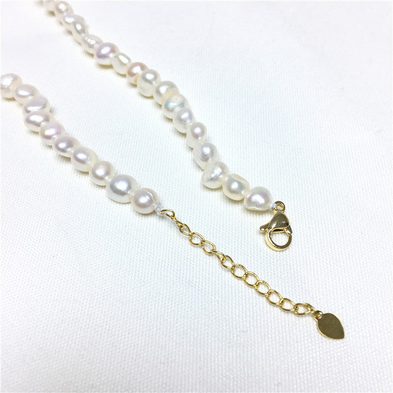 New Freshwater Baroque Pearl Necklace Vera Lux