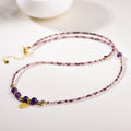 Niche High-end Jiuzi Li Fire Bead Clavicle Necklace Vera Lux