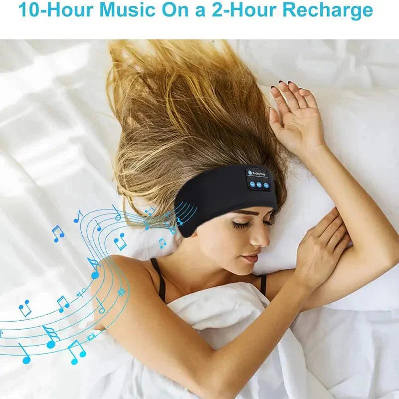 Bluetooth Sleep Headband – Wireless Headphones, Built-In Speakers, Comfortable Fabric, 10-Hour Battery Life Whatever the Treasure
