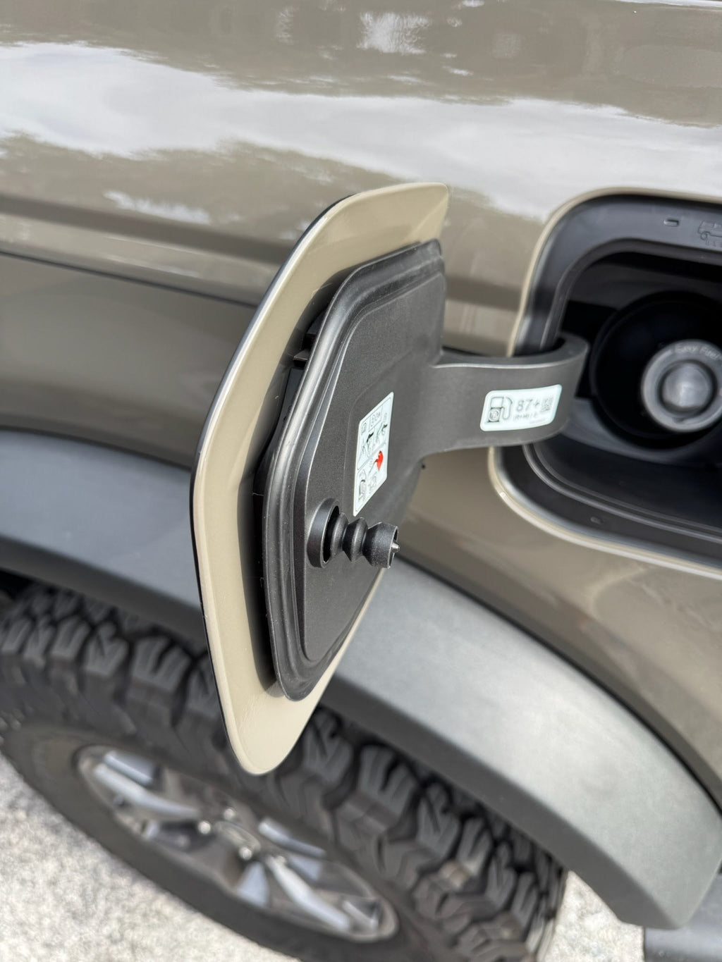 Fuel Door Overlay - 2021+ Bronco StickerFab