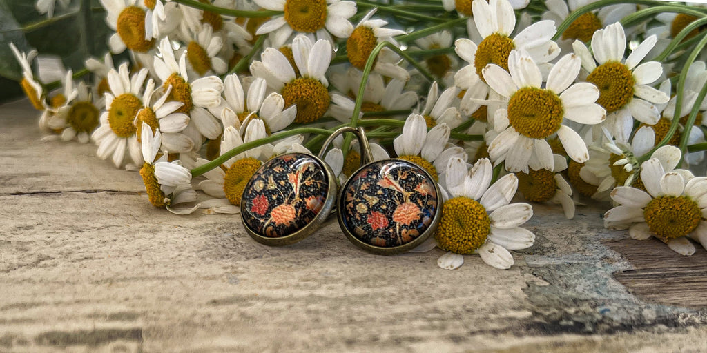 Beautiful Vintage Fall Earrings Rooted Home Goods