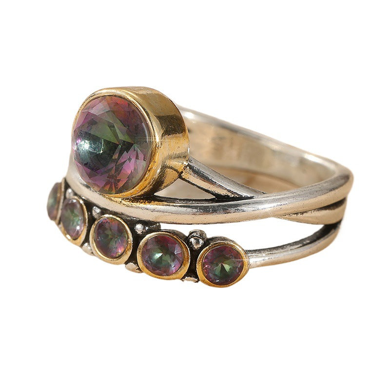 Chen Yue Cross-Border Man-Made Zirconia Ring Vera Lux