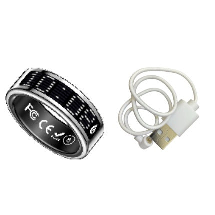 Smart Ring With Display For Counting, Heart Rate, Blood Oxygen, Pressure, Sleep, And Exercise Monitoring, Smart Bracelet For The Middle East Vera Lux