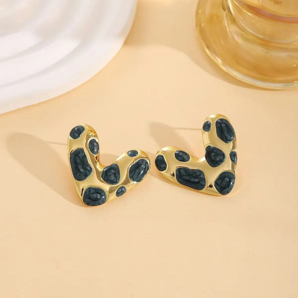 Stainless Steel Oil-dripping Women's Earrings Vera Lux