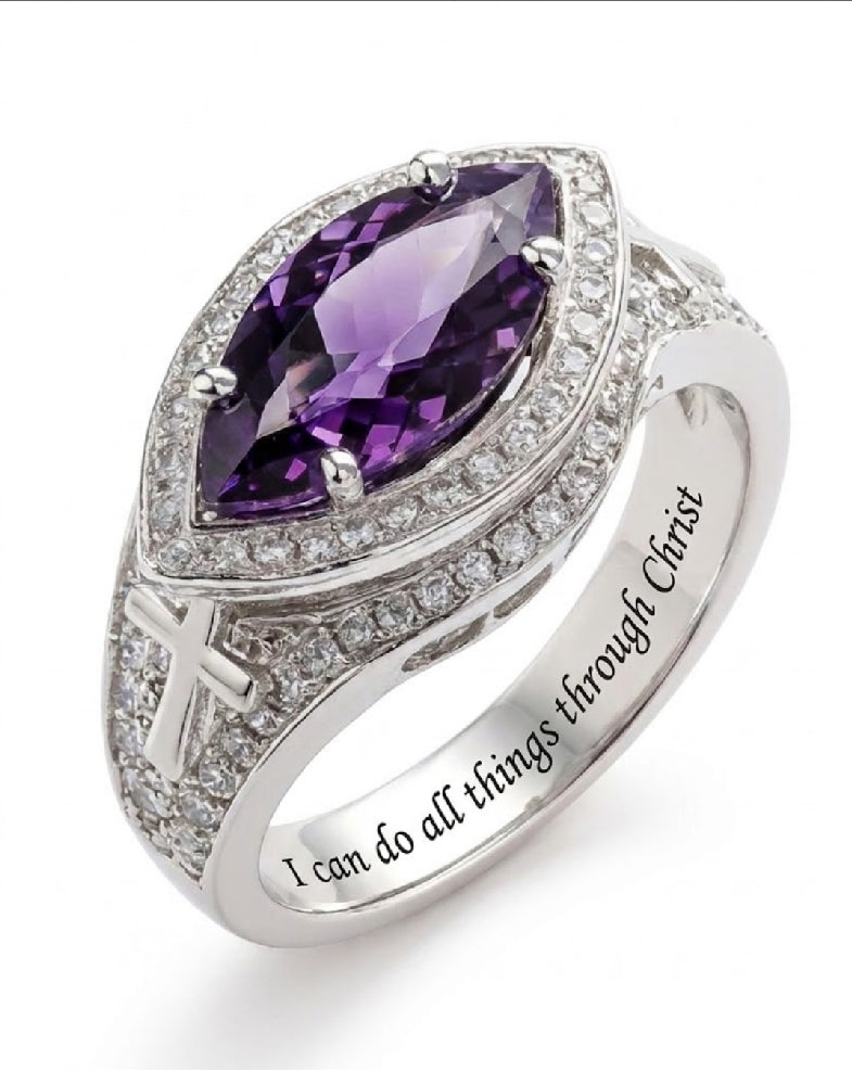 Womens Geometric 18K Gold Ring With Zircon Inlays Vera Lux