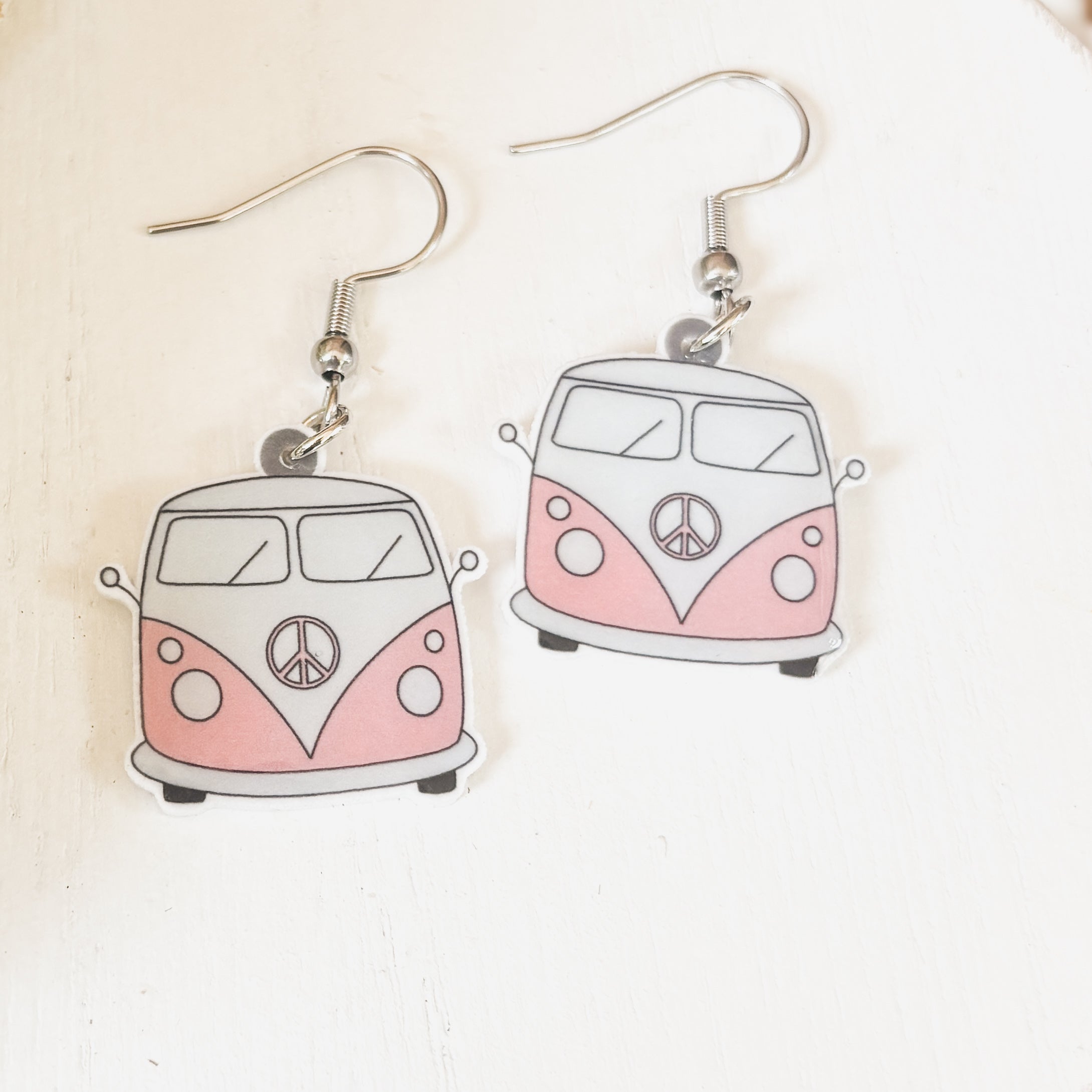 Adorable Vintage Van Earrings Rooted Home Goods