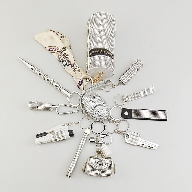 Creative Portable 10-Piece Keychain Set Vera Lux