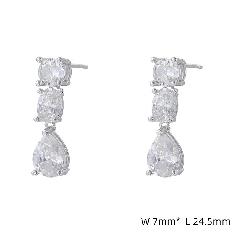 French-style Light-luxury Teardrop Earrings For Women Vera Lux