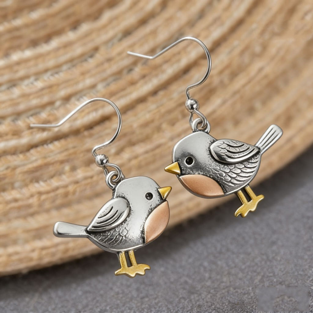 Jewelry Women's Bird-shaped Pendant Earrings Vera Lux