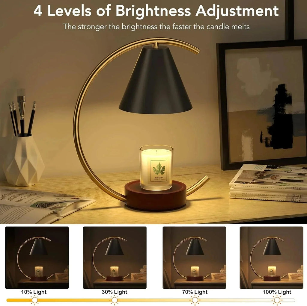 Dimmable Candle Warmer Lamp – Efficient, Flame-Free Fragrance My Store