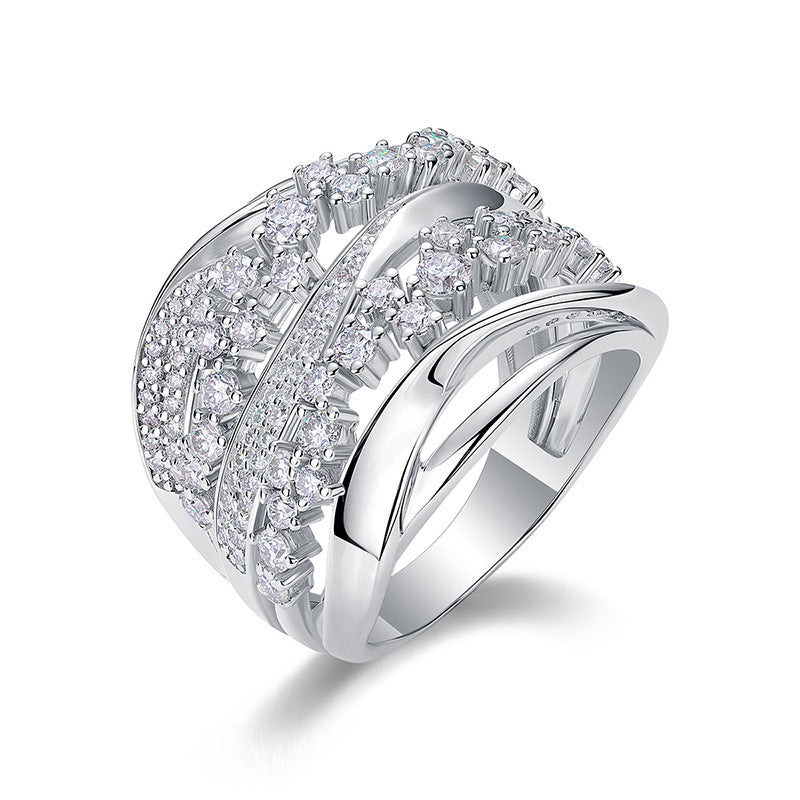 Geometric Design Korean-style Women's Ring Vera Lux