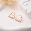 Heart Name Stud Earrings Vera Lux