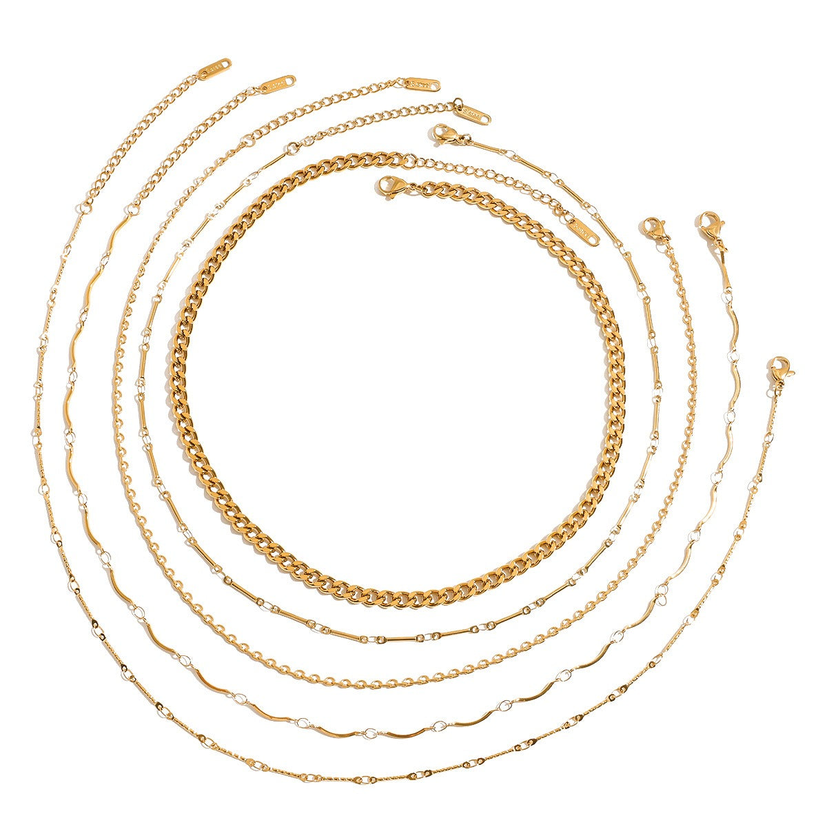 18K Gold Chain Design Exquisite Fashion Necklace Vera Lux