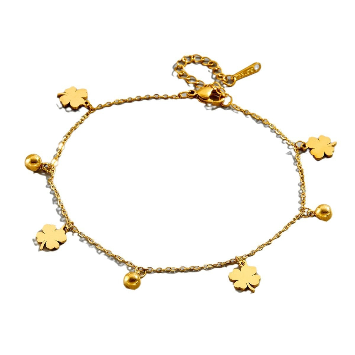 Gold Four-Leaf Clover Luxury Bracelet Vera Lux