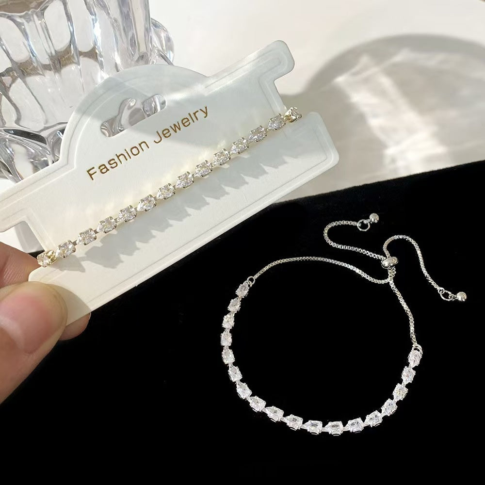 Delicate Zircon Adjustable Bracelet For Women Vera Lux