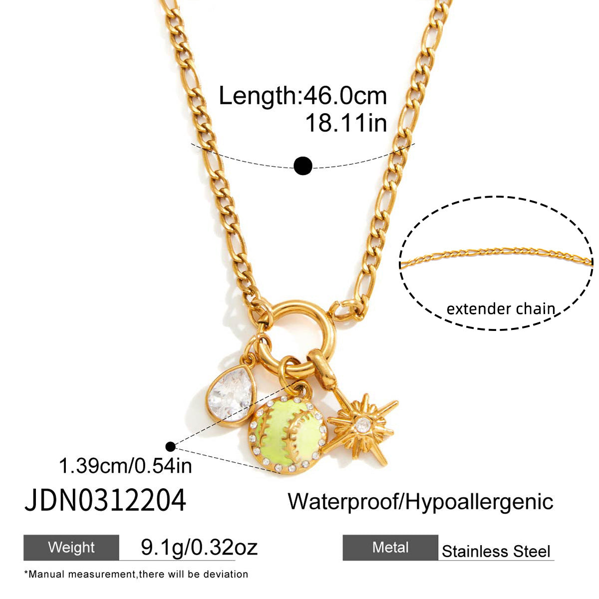 Sports Ball Enamel Necklace Collection Vera Lux
