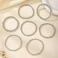 Multi-piece Set Minimalist And Versatile Heart Pendant Bracelet For Women Trendy Style Vera Lux
