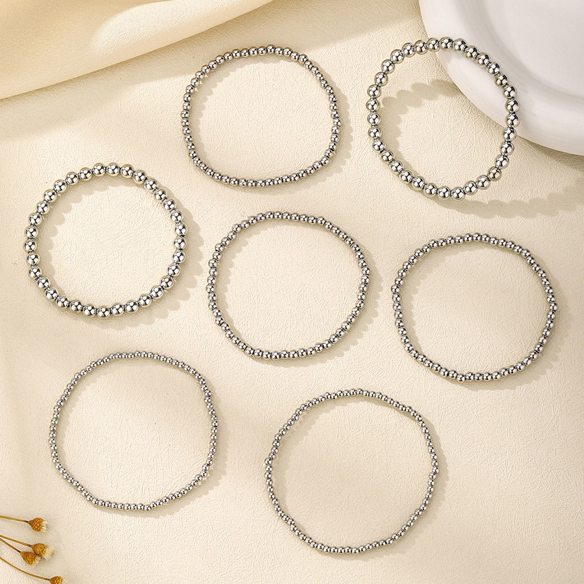 Multi-piece Set Minimalist And Versatile Heart Pendant Bracelet For Women Trendy Style Vera Lux