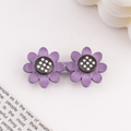 Sunflower waist buckle-purple-alloy-1 pair Vera Lux