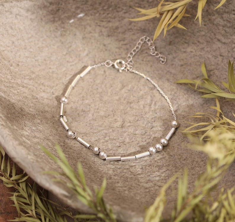 Morse Code Custom Name Bracelet Vera Lux