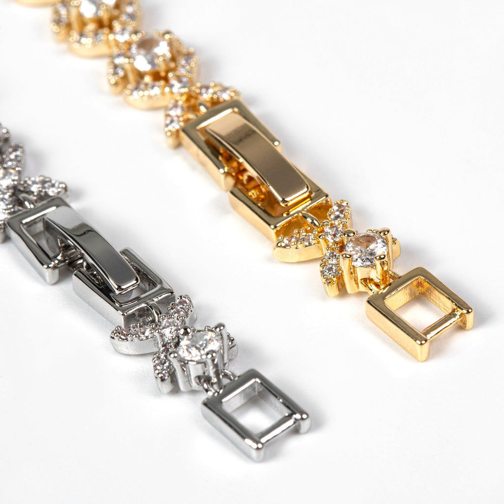 Small Cross Cubic Zirconia Bracelet Vera Lux