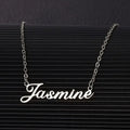 Name Real Gold Plated English Letters And Numbers Necklace Vera Lux