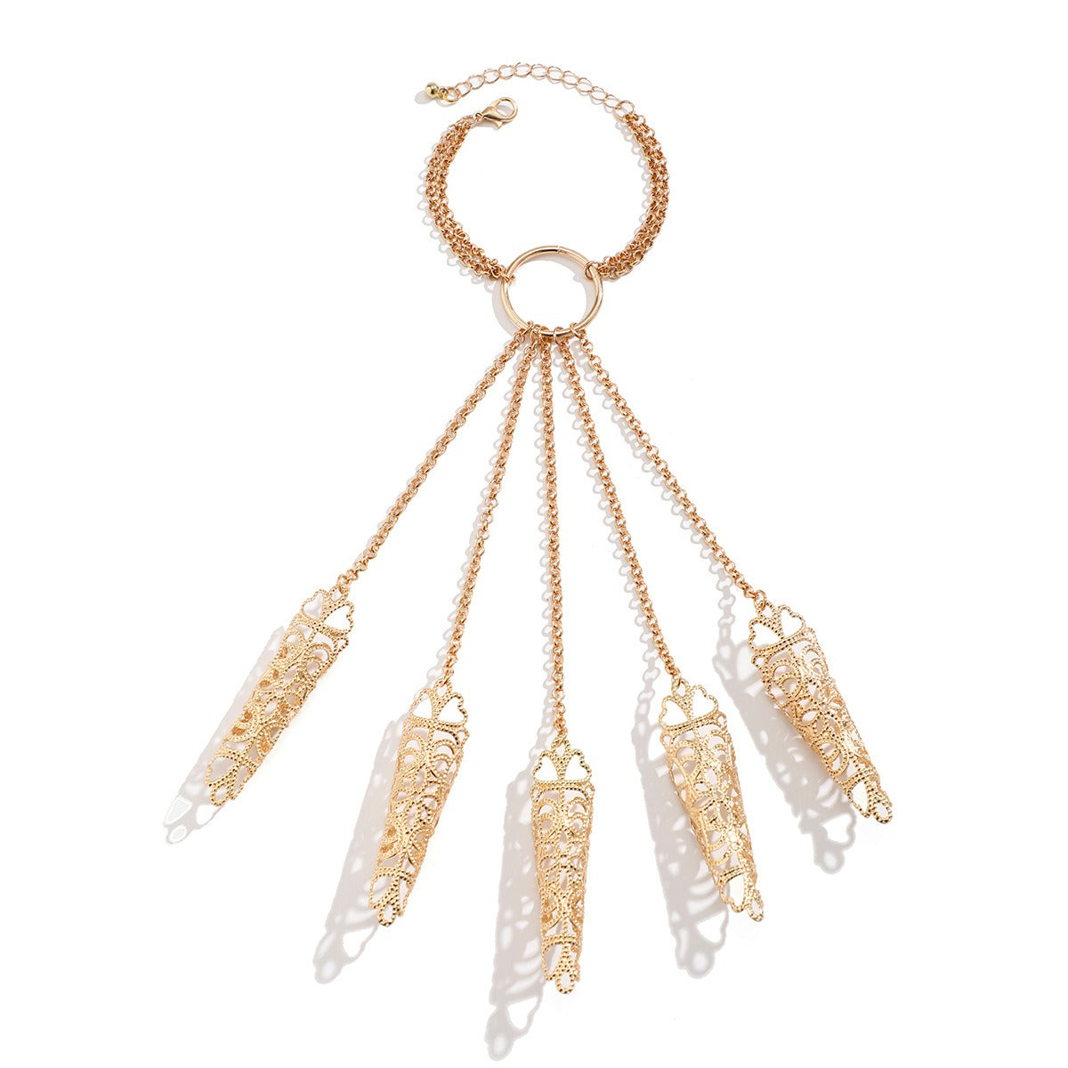 18k gold Halloween Gothic style ghost bracelet Vera Lux