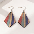 Retro Simple Diamond-Shaped Womens Earrings Vera Lux