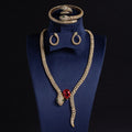 Stylish Retro Snake Necklace Set Vera Lux