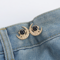 Astronaut waist buckle-black helmet with gold background-alloy-1 pair Vera Lux