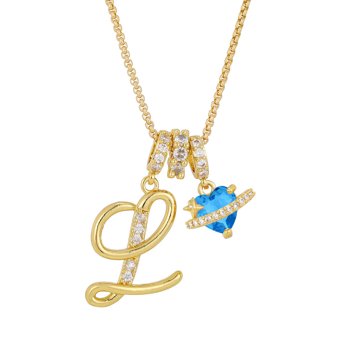 26-letter Alphabet Necklace Dainty And Luxe For Girls Vera Lux
