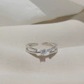 Thorn Open Ring For Women, Dark Zircon Luxury Niche Design, INS Trendy Cool Index Finger Ring Vera Lux