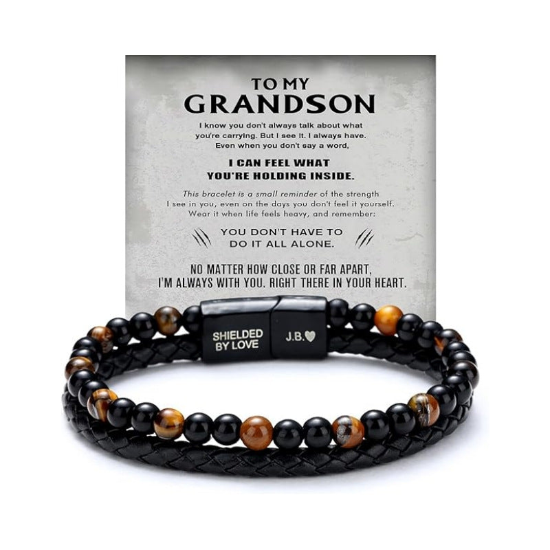 Stainless Steel Multi-layer Bracelet With A Card Vera Lux