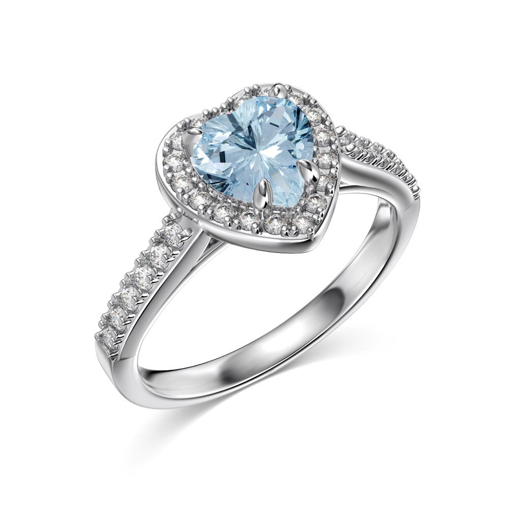 12 Zodiac Colorful Zircon Silver Ring For Women Vera Lux