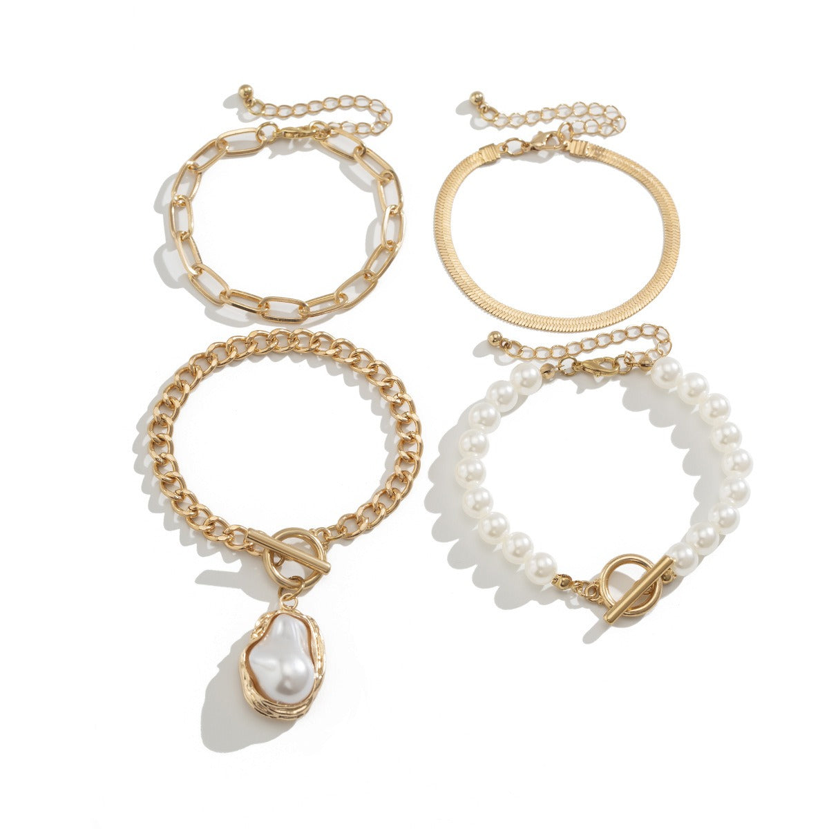 Imitation Pearl Stacking Bracelet Vera Lux