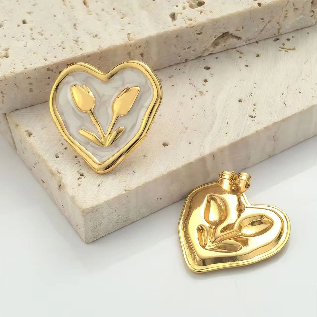 Stainless Steel Oil-dripping Women's Earrings Vera Lux