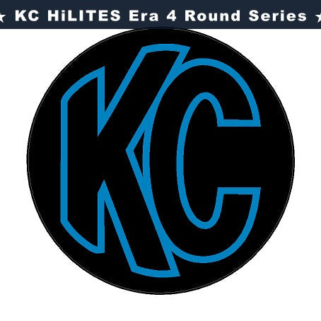 KC HiLITES Era 4 ROUND Series Light Cover Overlays - Universal StickerFab