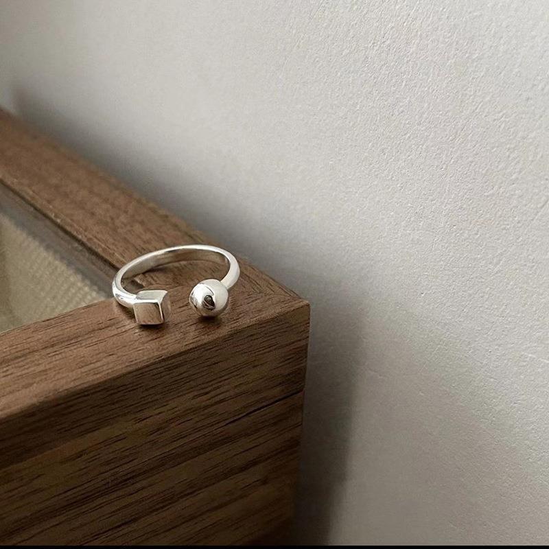 925 Sterling Silver Irregular Stackable Rings For Women, Minimalist INS Style, Non Tarnish & Versatile Band Rings Vera Lux