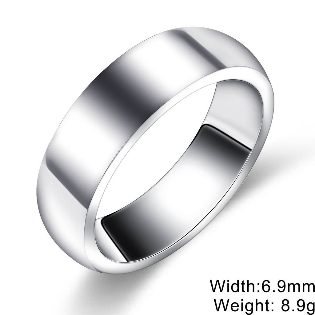 Titanium Steel Ring For Women Polished Surface Vera Lux
