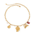 18K Gold Conch Shaped Necklace Vera Lux