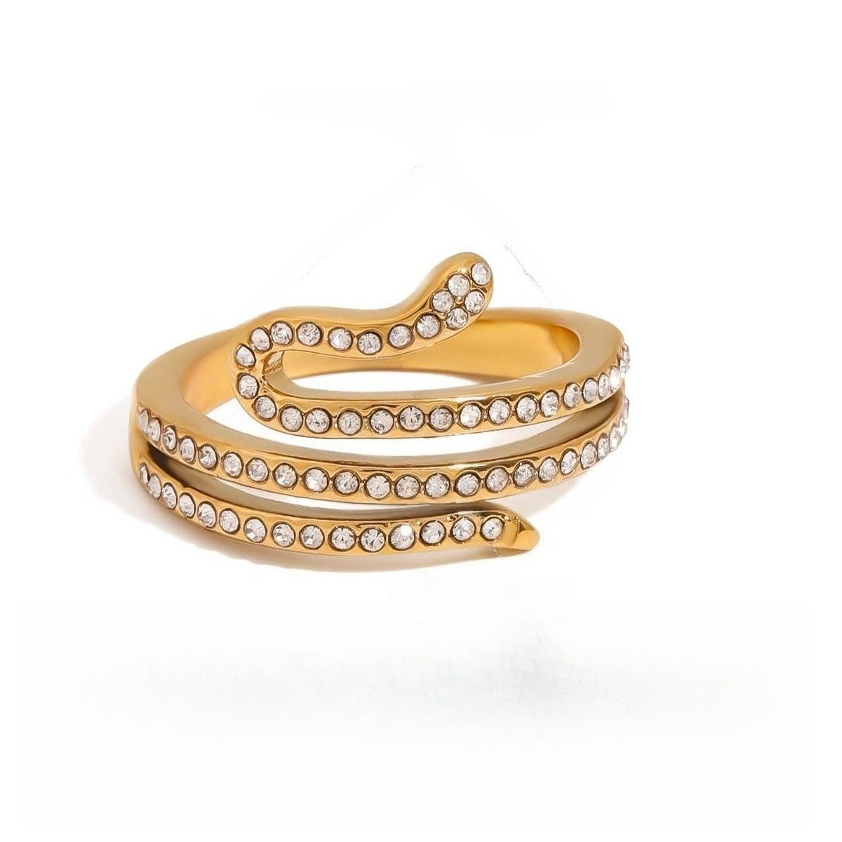 Light luxury snake ring Vera Lux