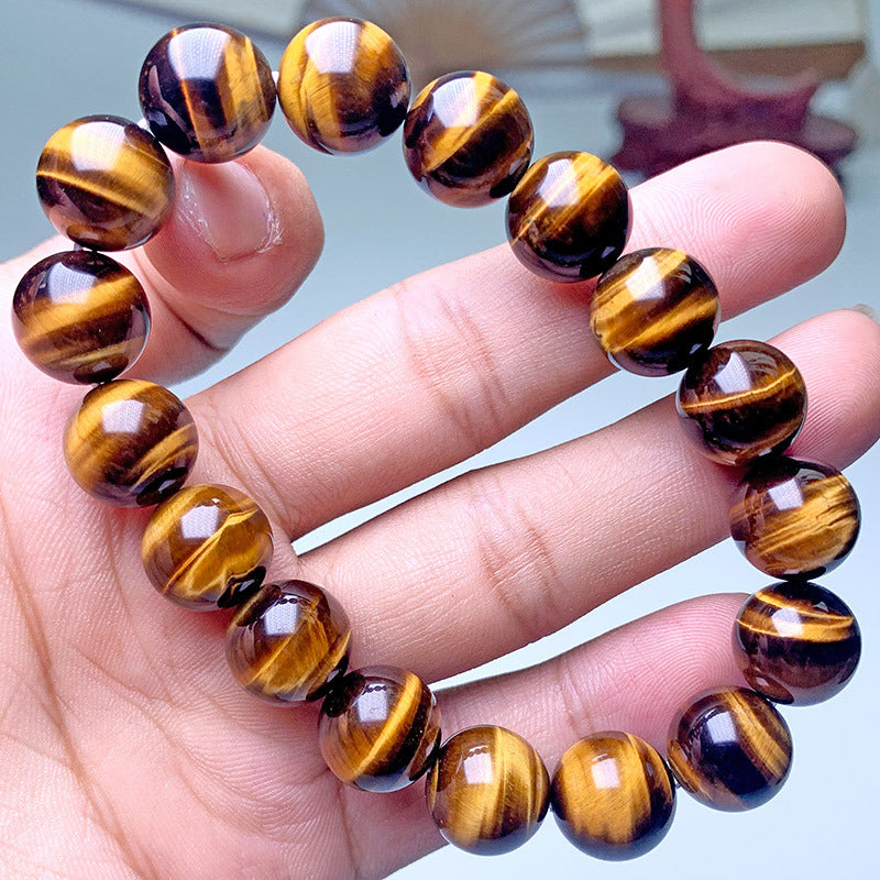 Natural Yellow Tigers Eye Bracelet Vera Lux