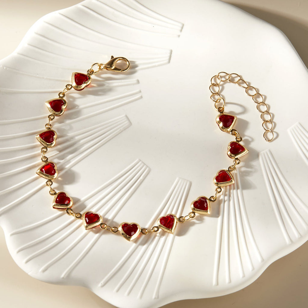 Affectionate Red Diamond Niche Light Luxury All-Match Exquisite Vera Lux