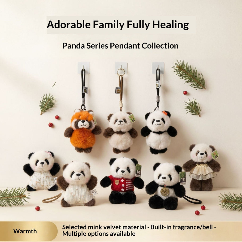 Plush Toy Pendant Panda Vera Lux