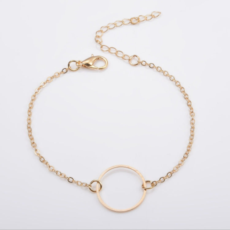 Geometric Metal Circle Women's Bracelet Vera Lux